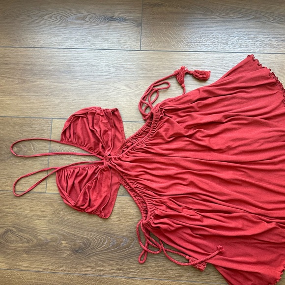 Free People Burnt Red Dress - Picture 7 of 13